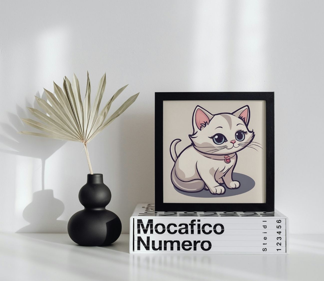 תמונת קיר חתול חמוד לחדרי ילדים