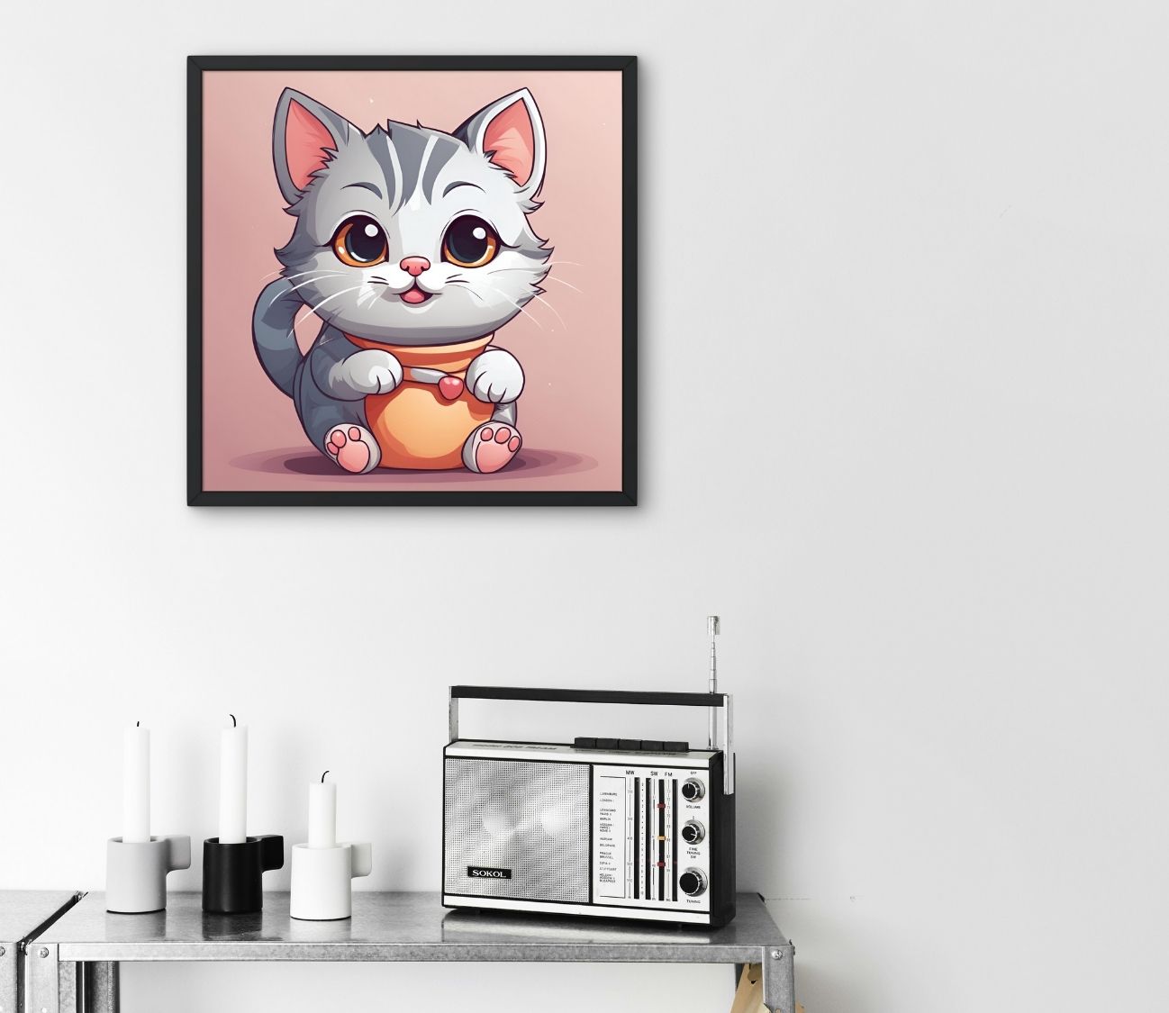 עיצוב חדר ילדים עם תמונת קיר נפלאה