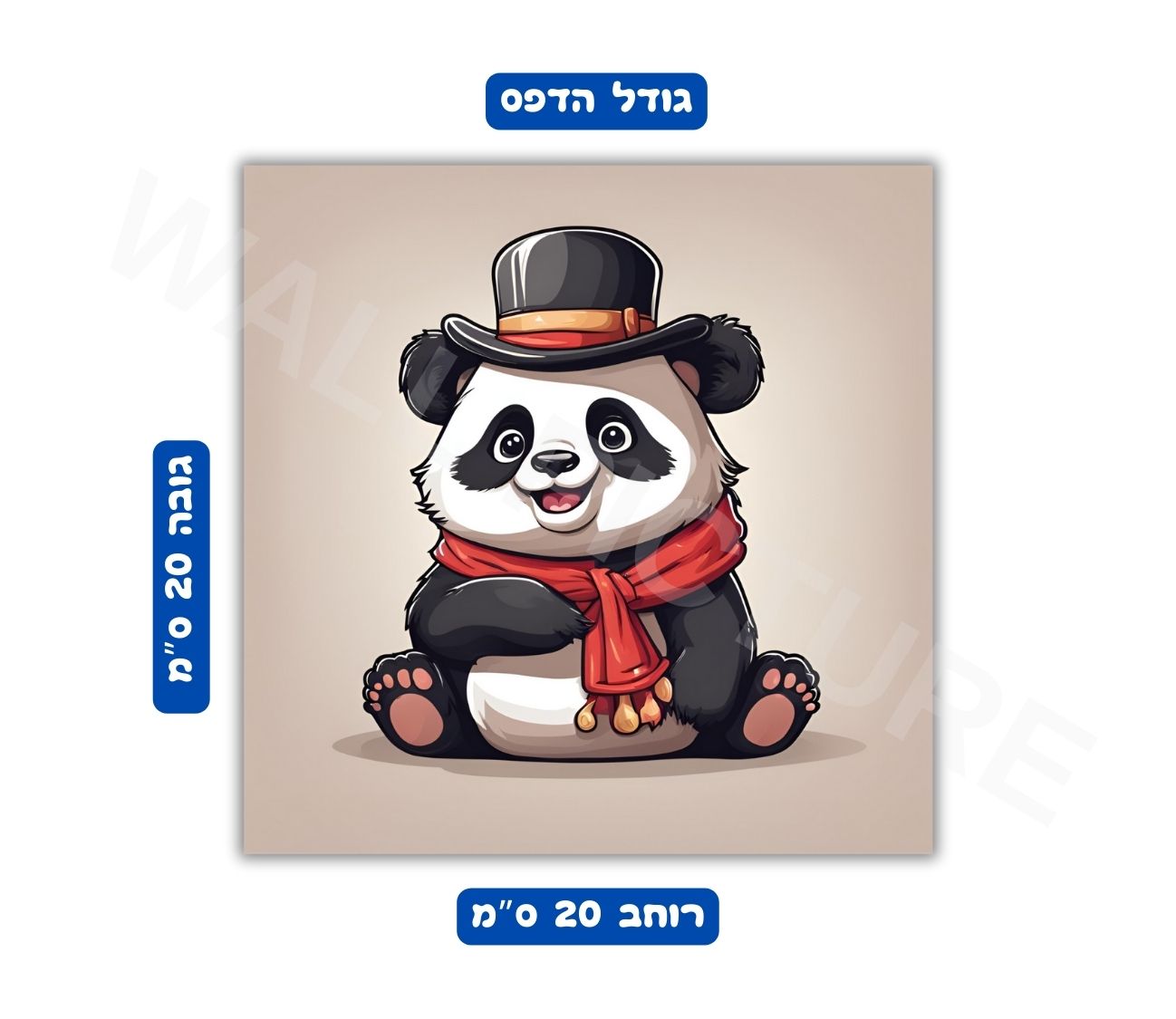 הדפס גודל 20x20 ס"מ 