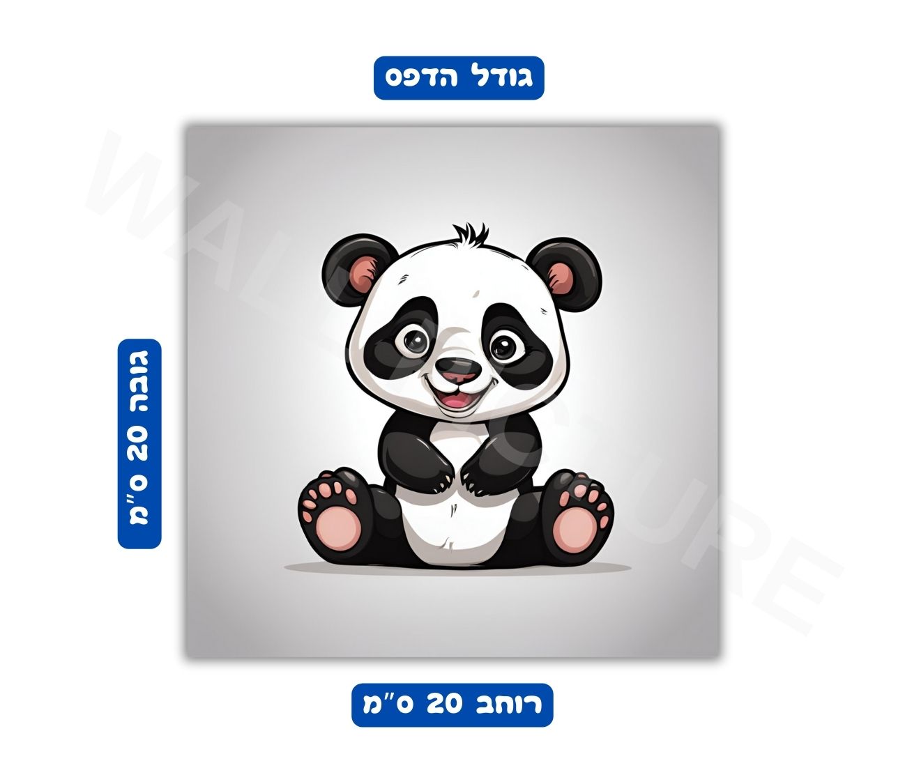 פוסטר גודל 20x20 ס"מ 