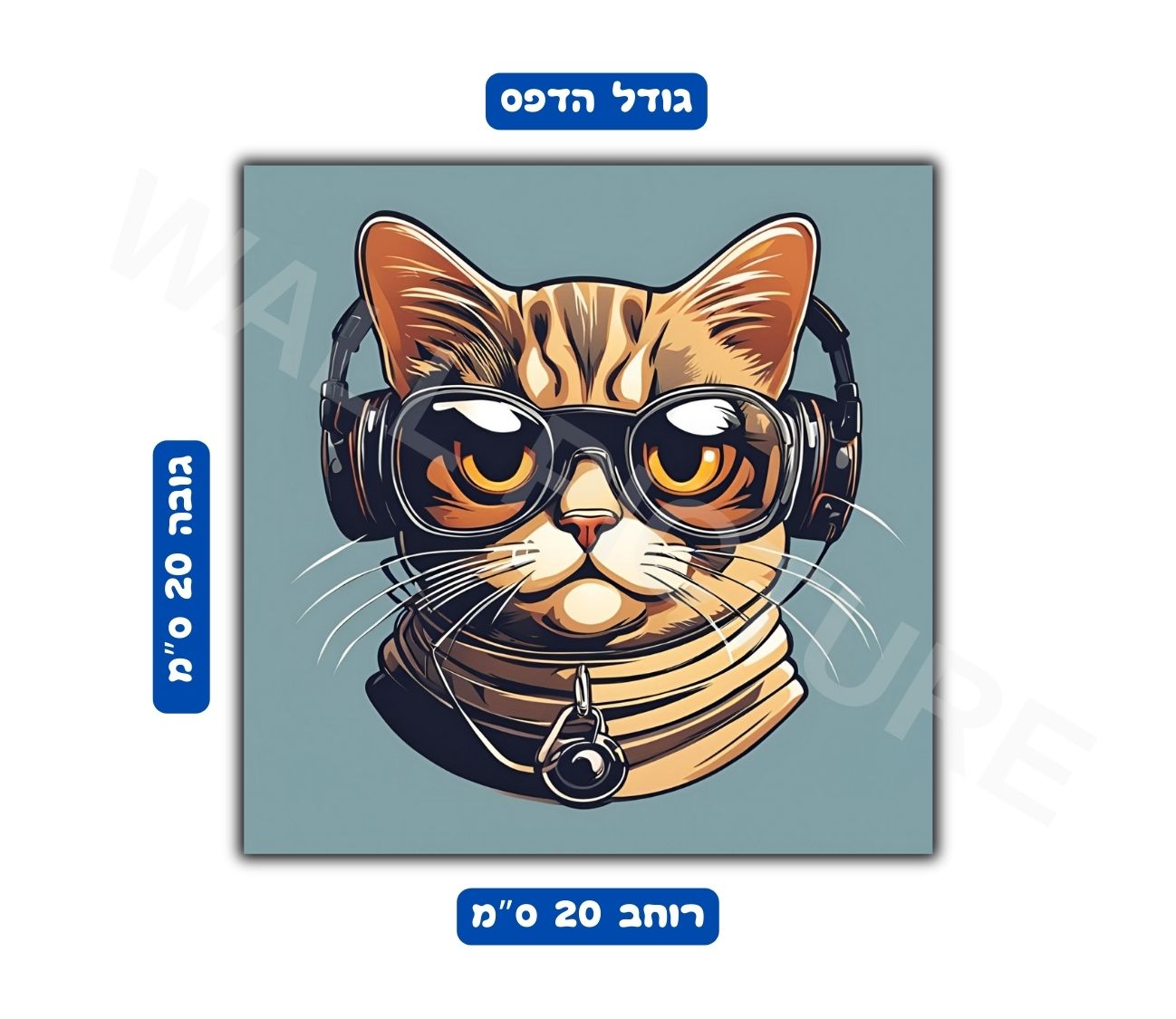 תמונת קיר חדרי בנות ובנים גודל 20x20 ס"מ