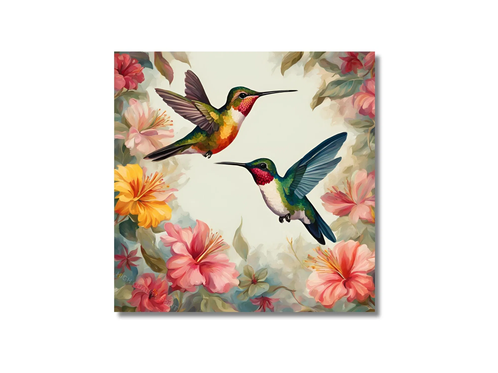 תמונת קיר דגם יונקי הדבש סגנון וינטג'