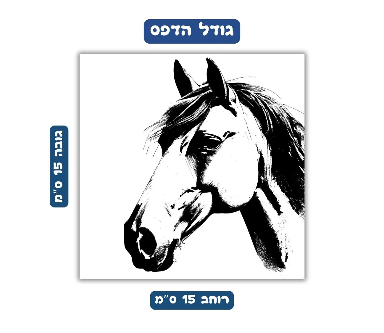 פוסטר גודל 15x15 ס"מ 