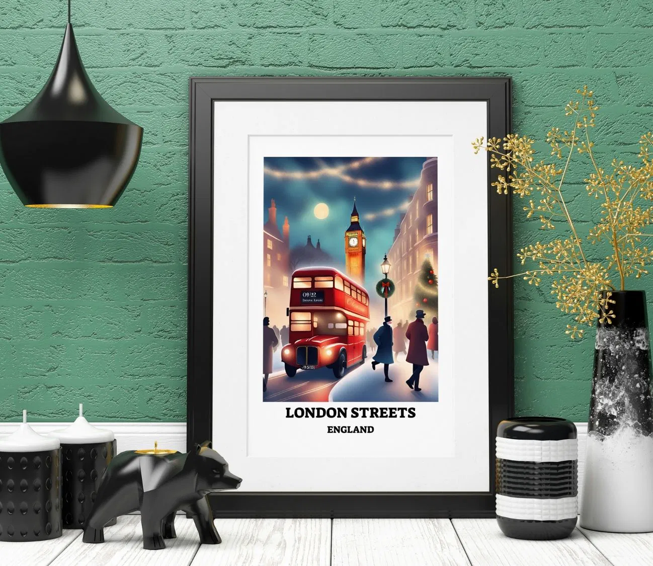 תמונה סגנון אורבני רחובות לונדון אנגליה