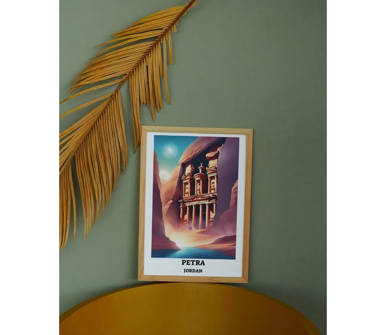 הדפס למסגור דגם פטרה ירדן