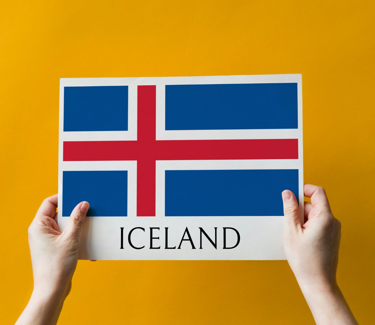 הדפס דגל איסלנד