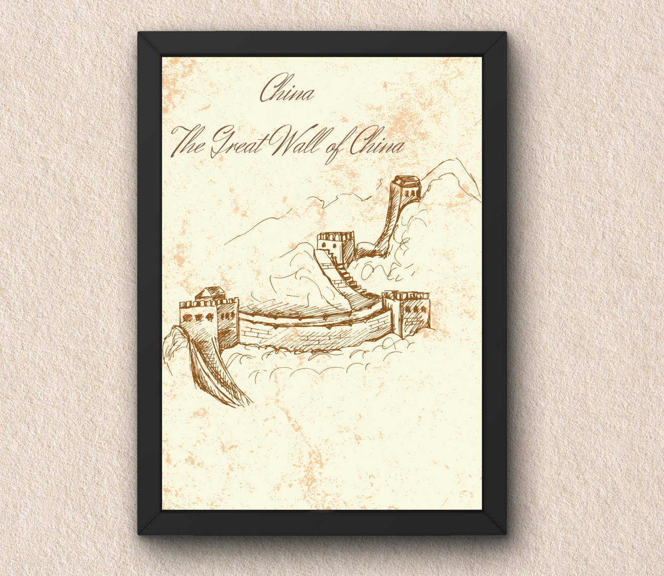 תמונת קיר החומה הסינית