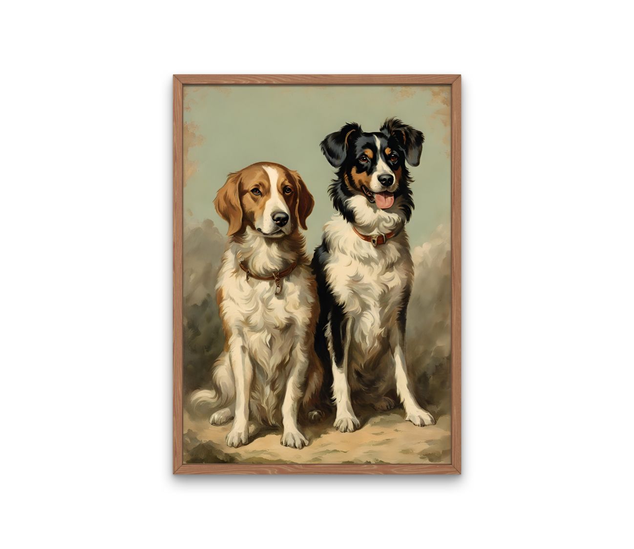 תמונת קיר הקסם הנוסטלגי של חברי האדם – הדפס וינטג' לכל בית