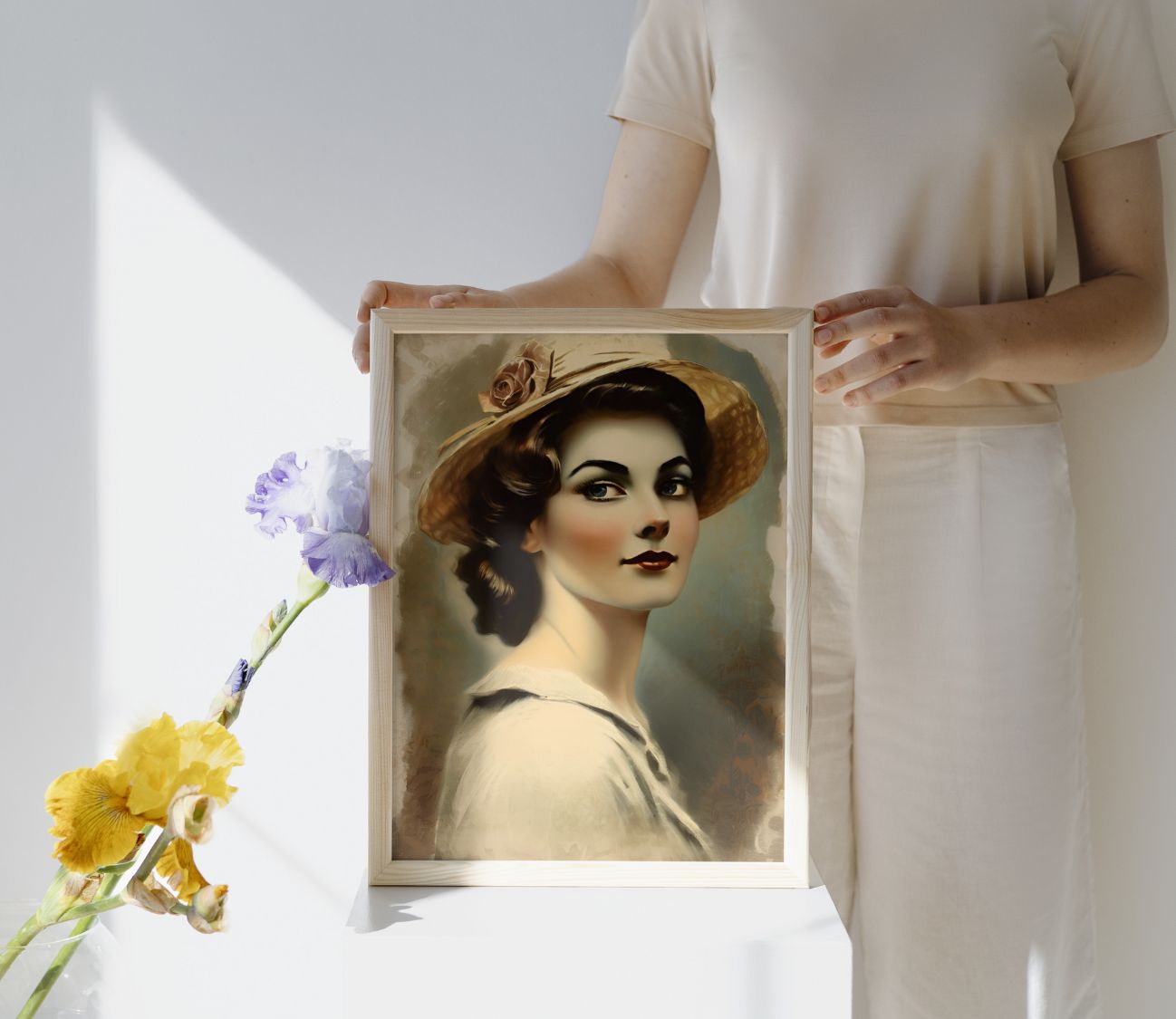 התמונה המיוחדת הזו תוסיף תחכום, אווירה רומנטית ונוסטלגית לכל חלל – סלון, חדר שינה או משרד. מושלם כמתנה מקורית או כתוספת ייחודית לבית שלכם.