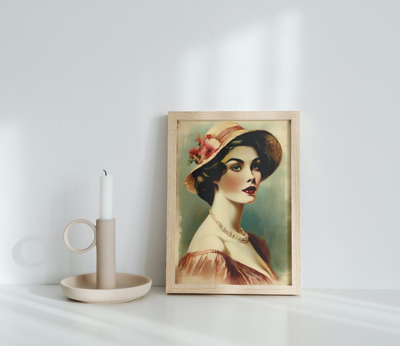 הדפס וינטג' ייחודי – נגיעה של אלגנטיות בסלון או בחדר השינה