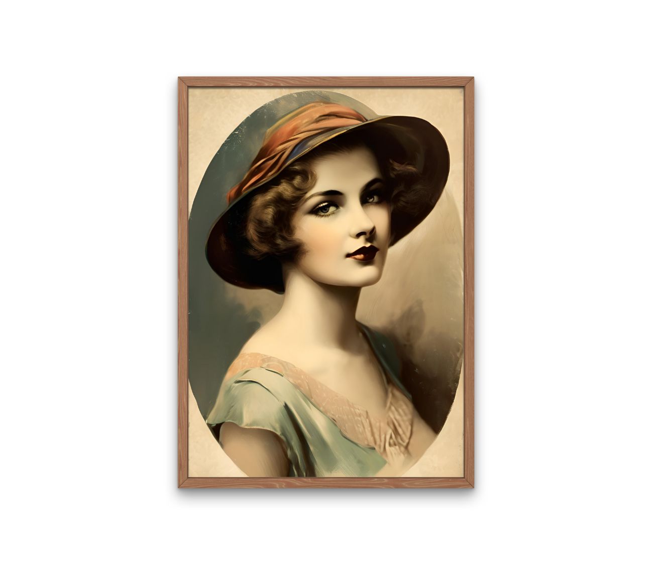 תמונה בסגנון קלאסי – יצירת אמנות מעוצבת בהשראת עולמות רטרו. מתאימה לכל חלל ומוסיפה אווירה רומנטית ואלגנטית.