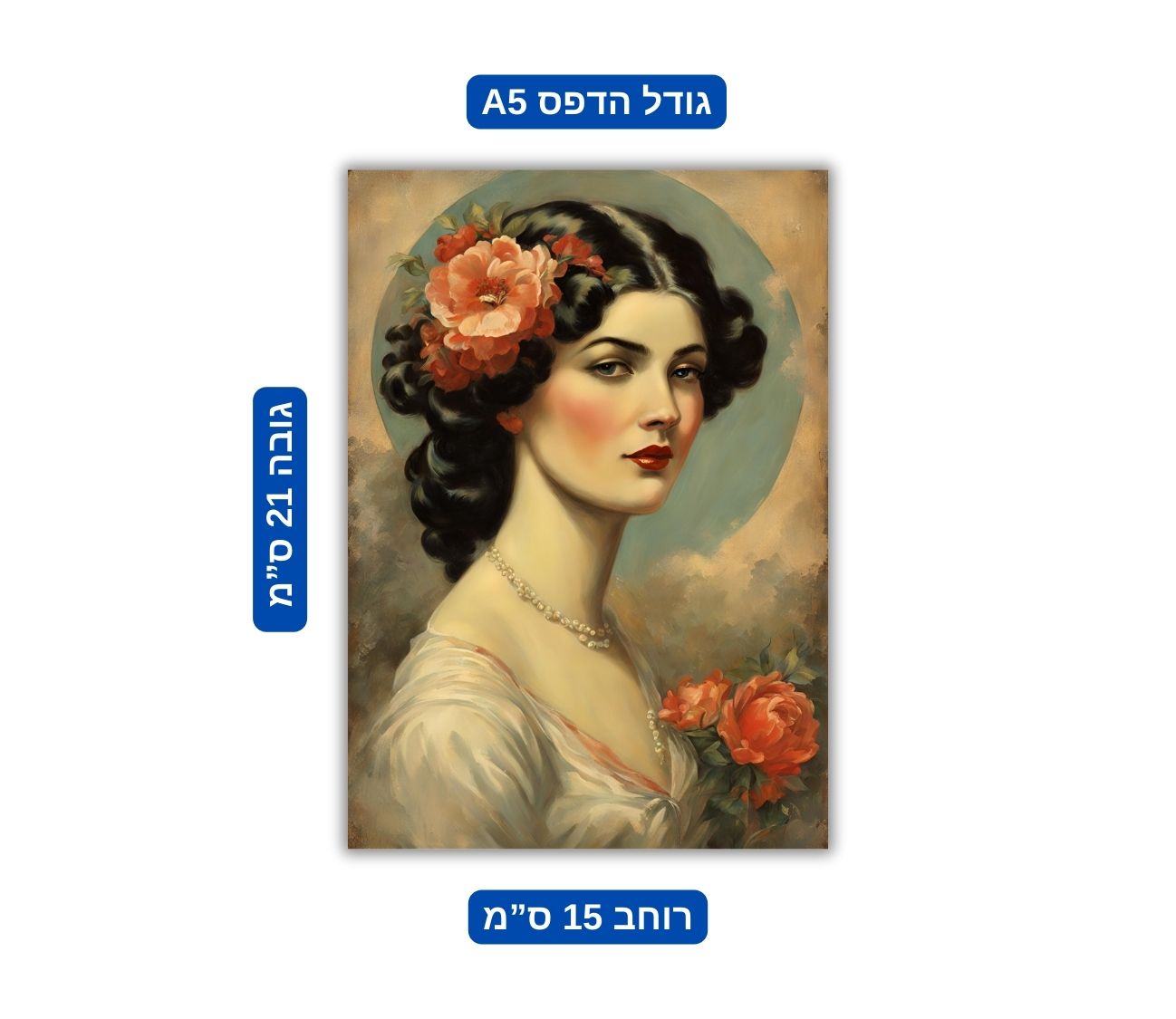 דיוקן נשי וינטג' – הפוסטר שיאיר כל קיר