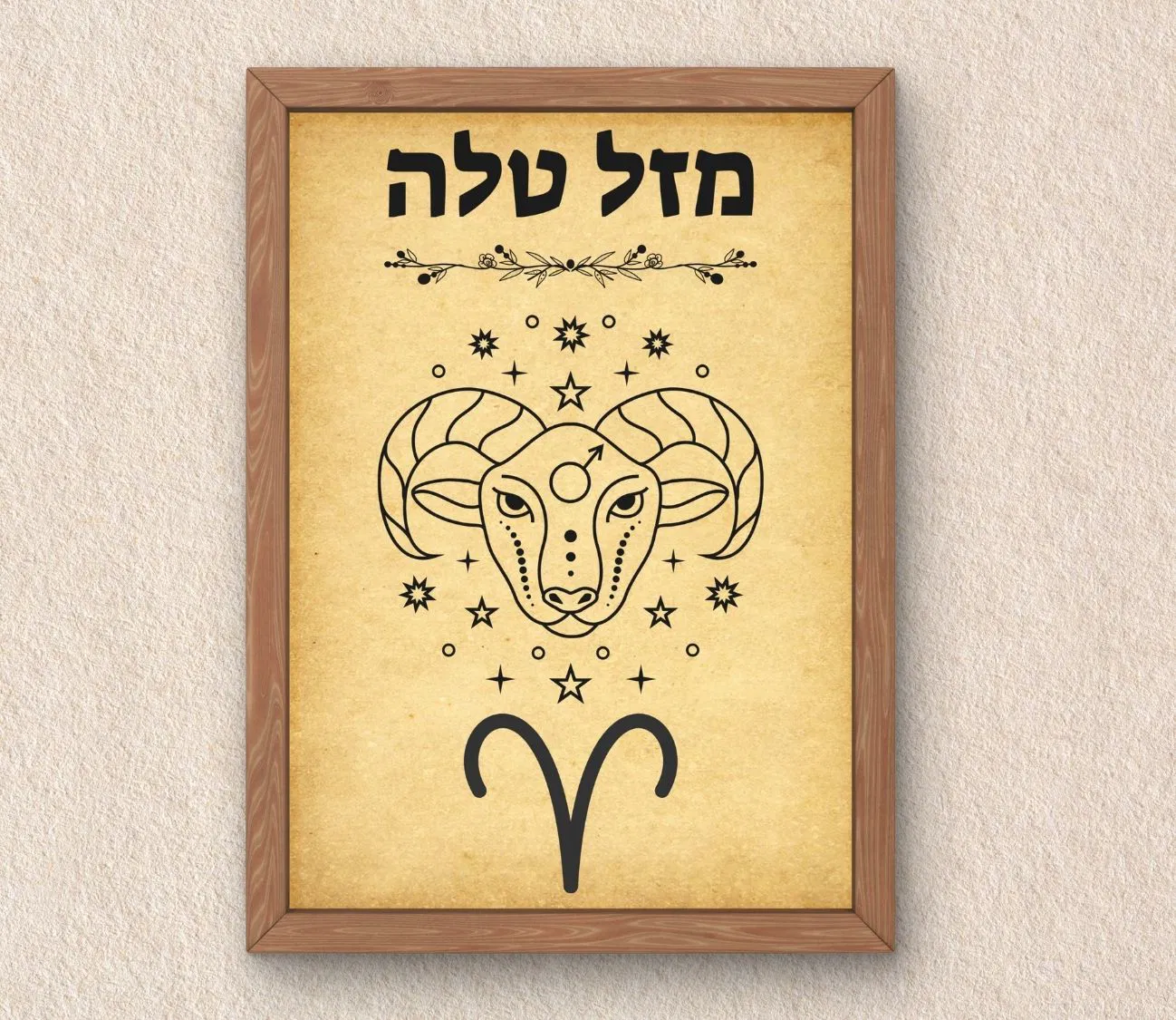 הכוח והעוצמה של מזל טלה – עכשיו על קיר הבית שלך