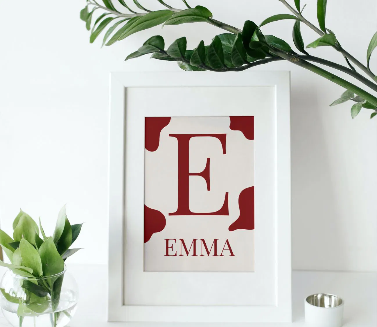 מתנה אישית ומיוחדת – פוסטר קיר עם שם בעיצוב מודרני