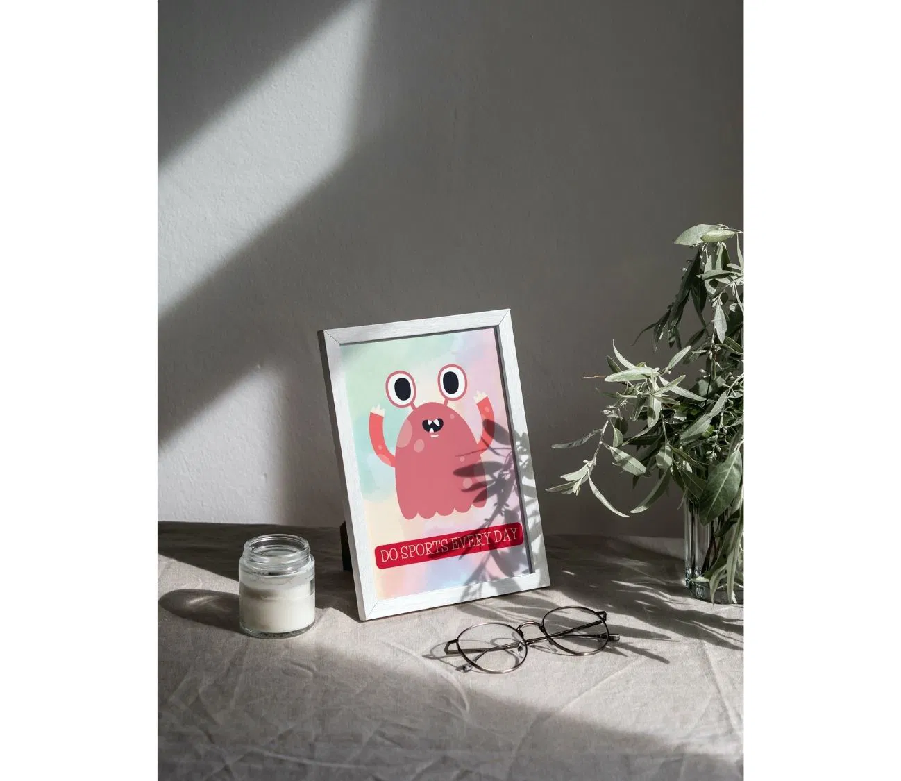 חינוך לבריאות בכיף – ‘Do Sports Every Day’ על הקיר!