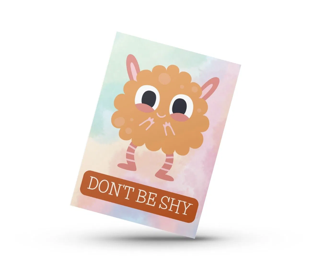 מוסיפים ביטחון לחדר – פוסטר "Don't Be Shy" מעורר השראה