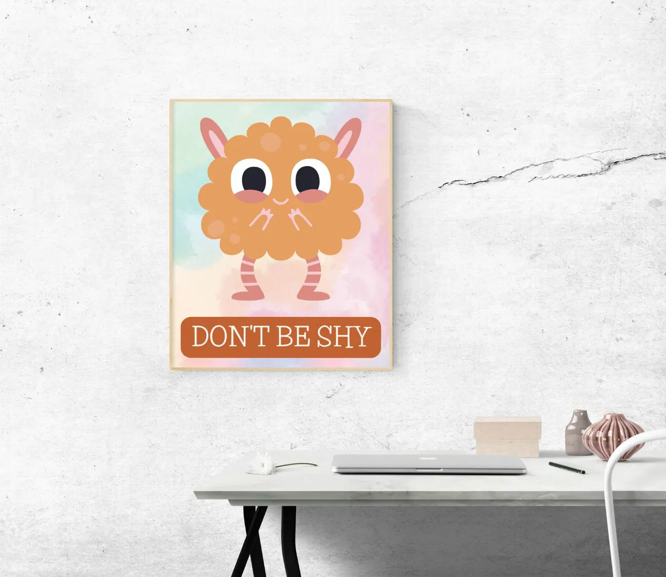 תמונת קיר מעודדת ביטחון עצמי – עיצוב מקסים לחדר הילדים