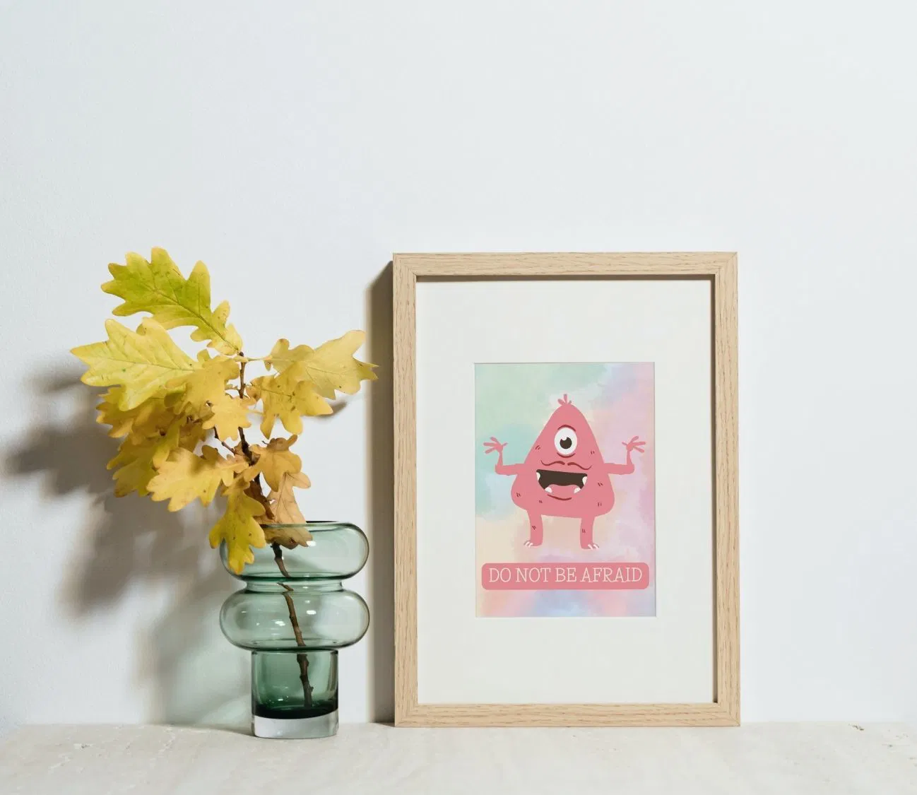 תמונת קיר לחדר ילדים – Do not be afraid