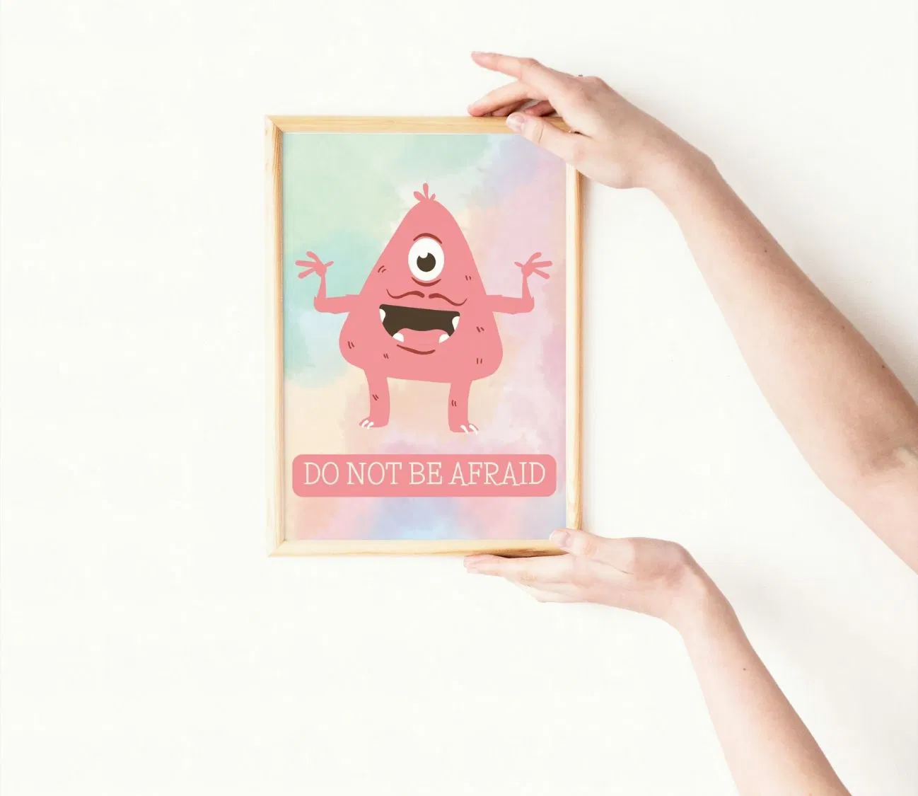 תמונת השראה בעיצוב מודרני – להזכיר לא לפחד להיות אמיץ