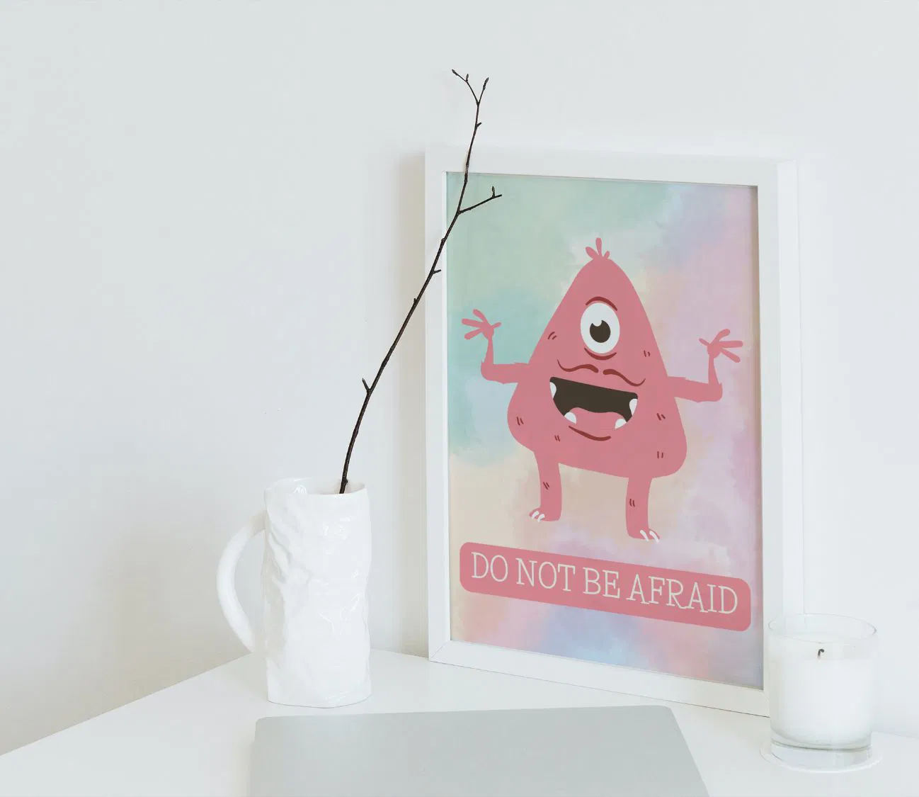 פוסטר השראה מעוצב – Do not be afraid to shine