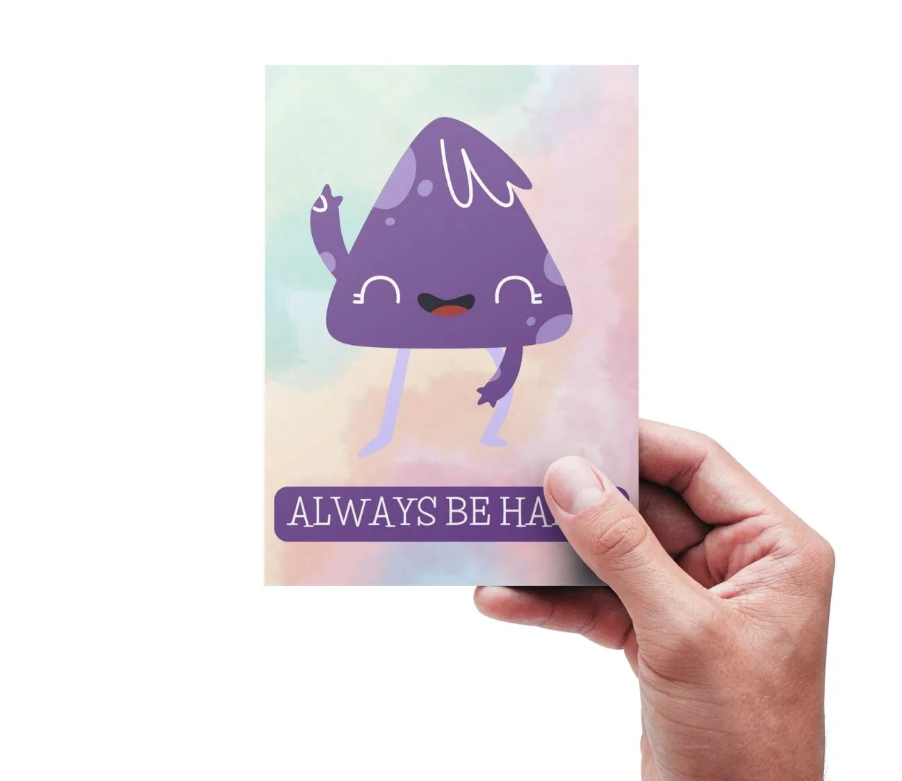 פוסטר עיצובי לחדר ילדים – שמחה שמוסיפה צבע לחיים