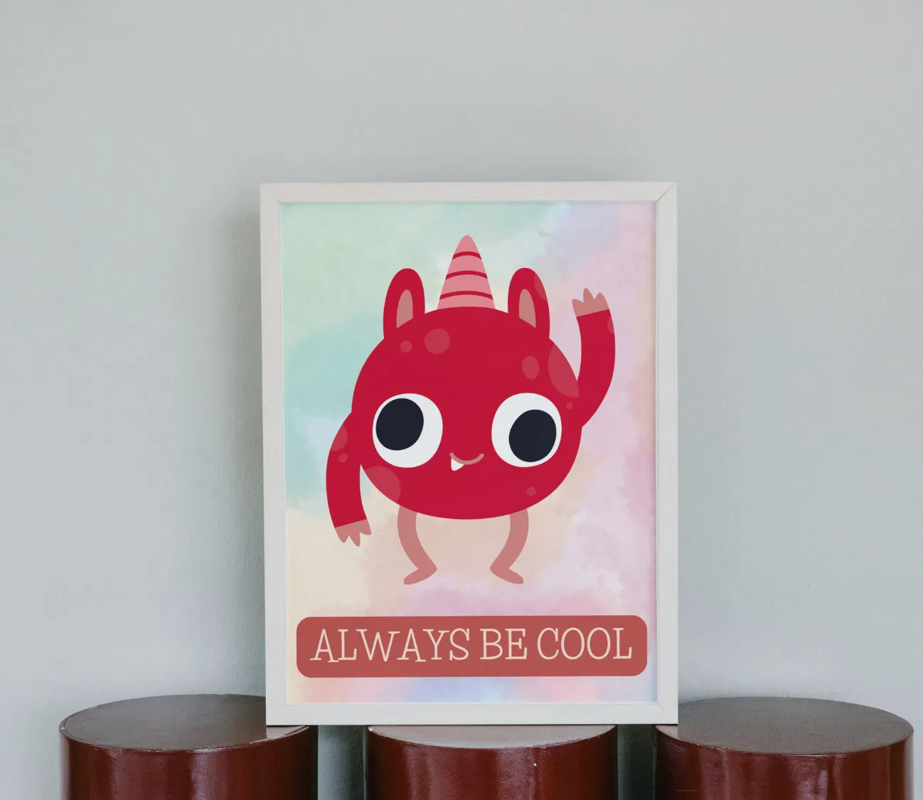 פוסטר השראה לחדר הילדים – תמיד תהיה מגניב