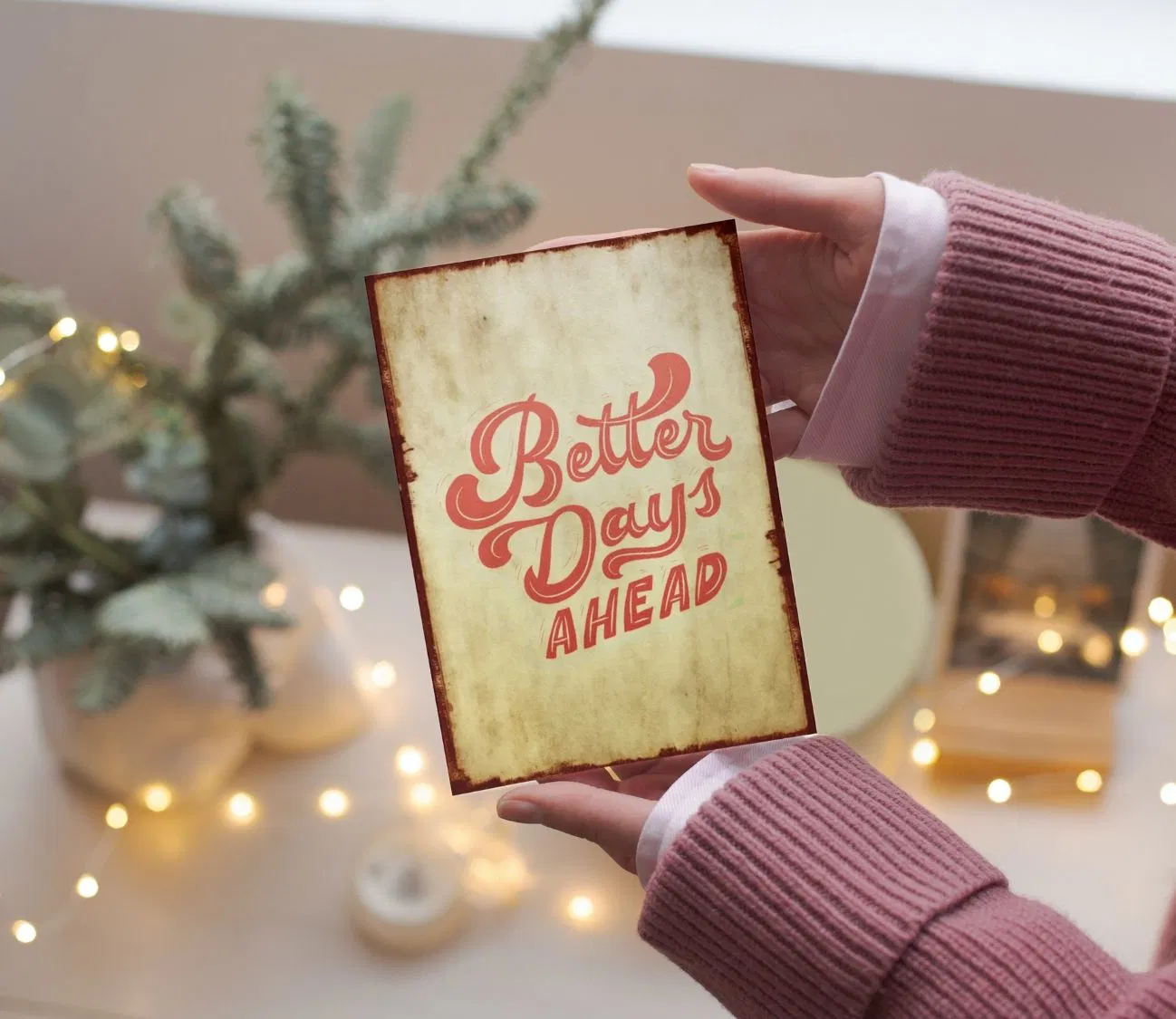 פוסטר שמשדר אור ותקווה בכל חלל