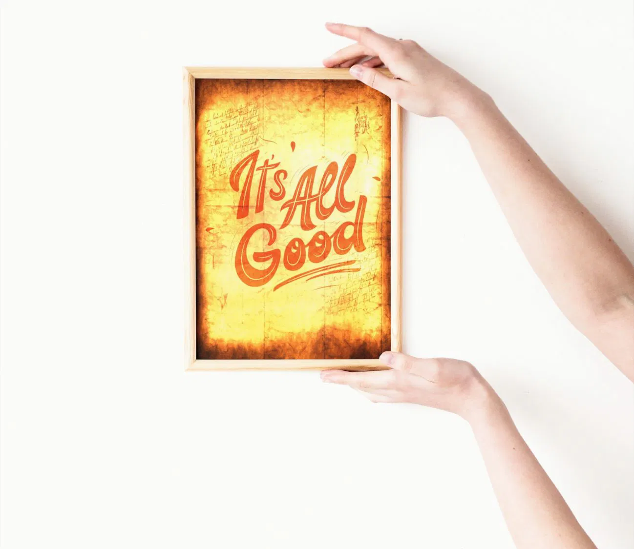 פוסטר רטרו מלא סטייל – IT'S ALL GOOD