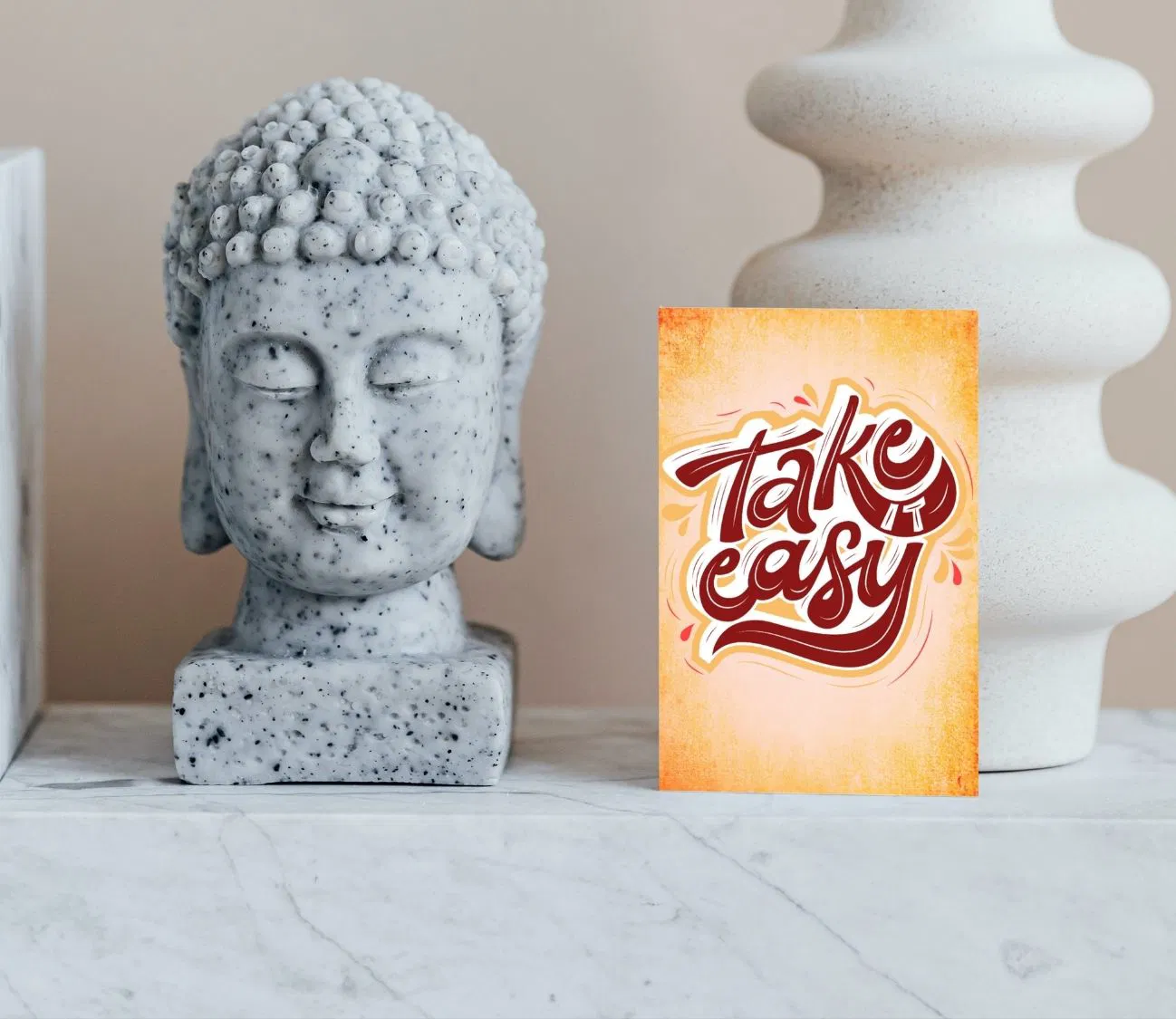 פוסטר וינטג' מיוחד שמשדר שלווה ואיזון