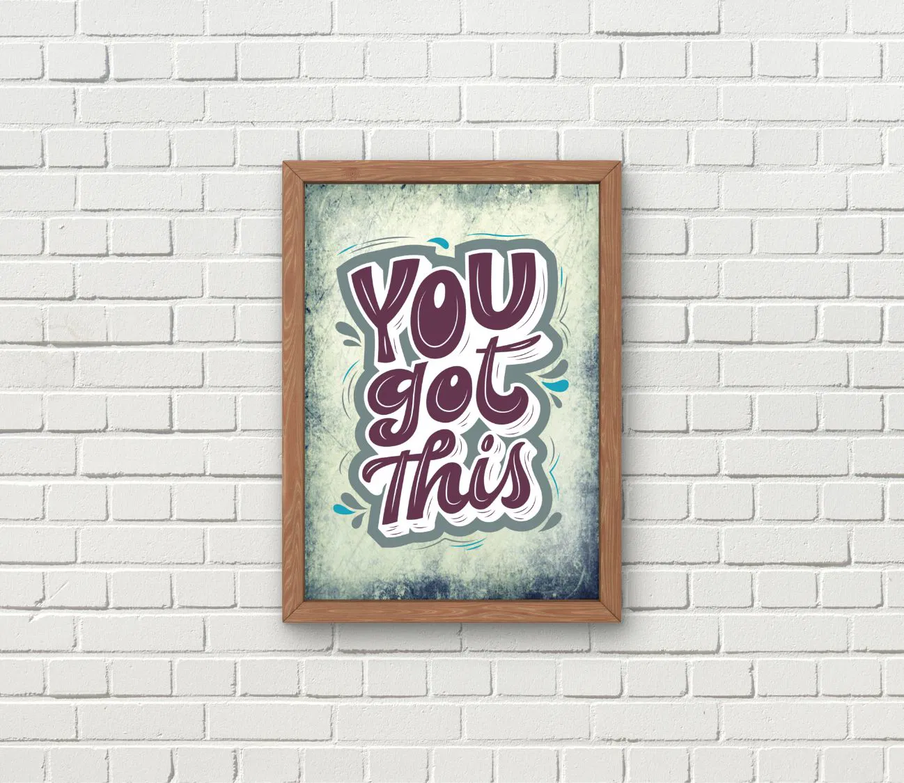 פוסטר וינטג' שמעביר אמירה חזקה בפשטות