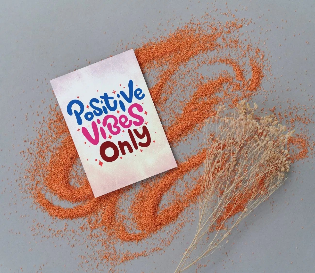 פוסטר וינטג' עם מסר חיובי מעצים