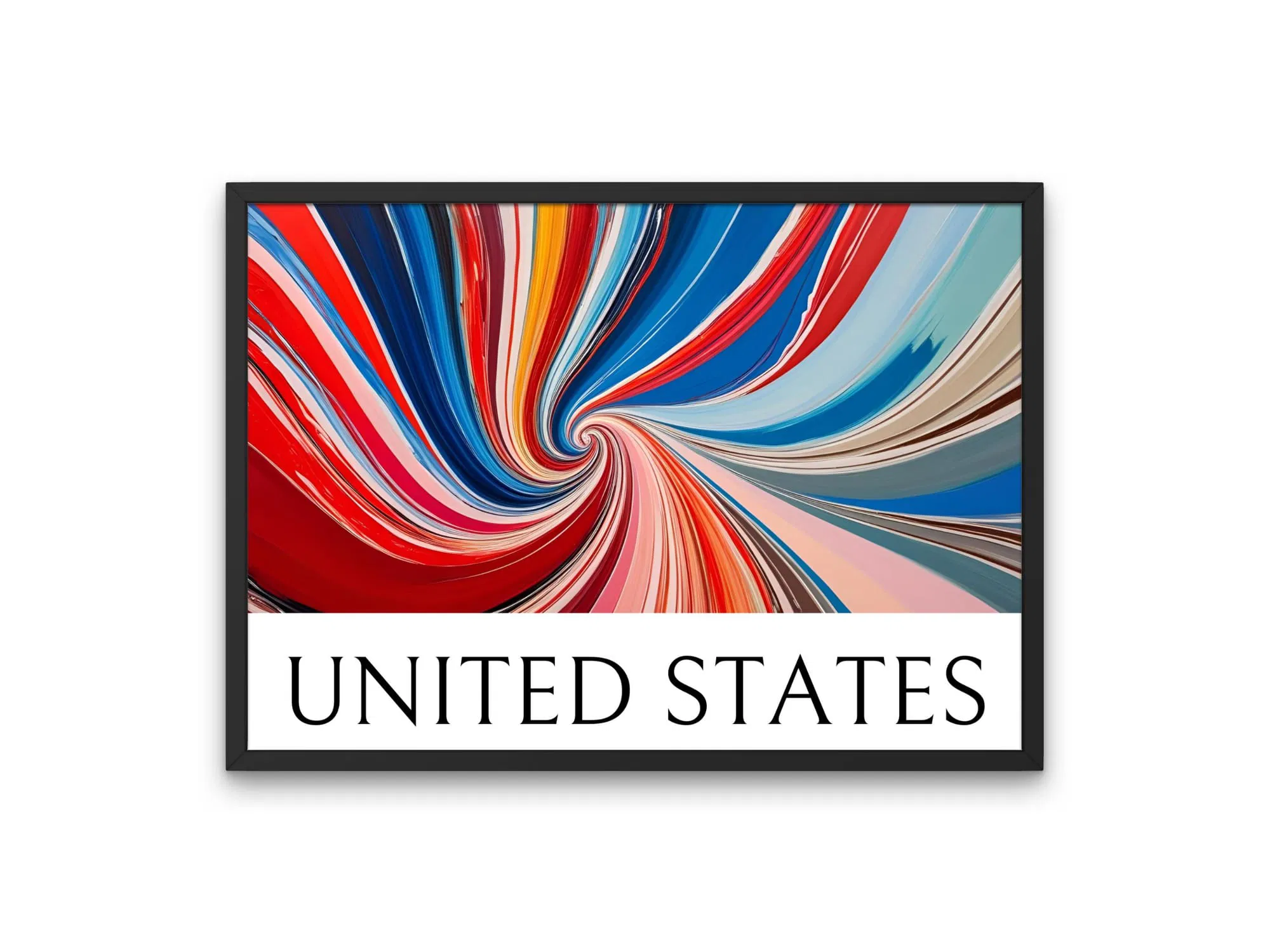 מערבולת של צבע וסטייל – פוסטר אומנות מודרנית בגווני פסטל מרהיבים