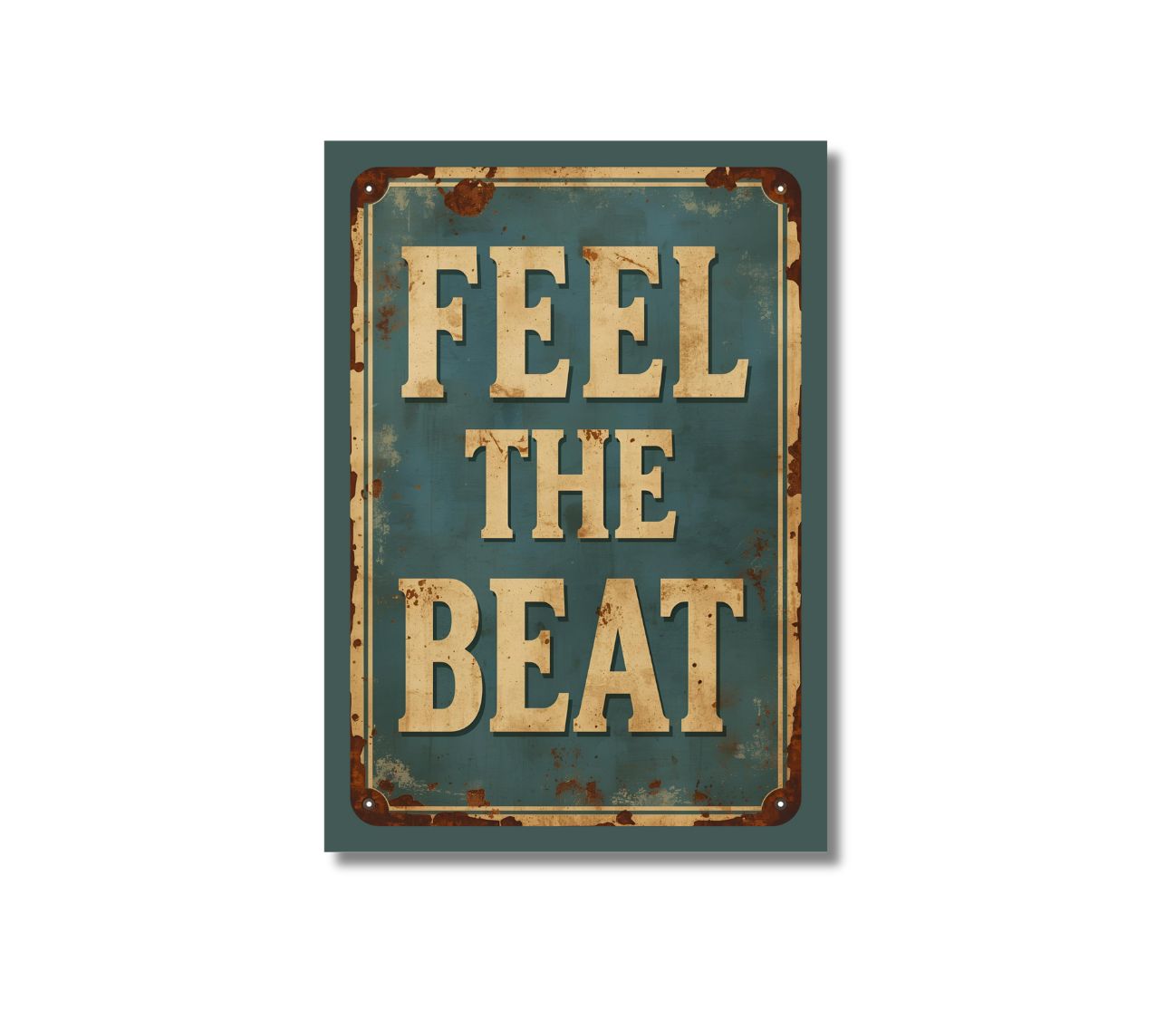 קחו את הקצב לקיר שלכם! FEEL THE BEAT – פוסטר שזורם עם כל ריטם.