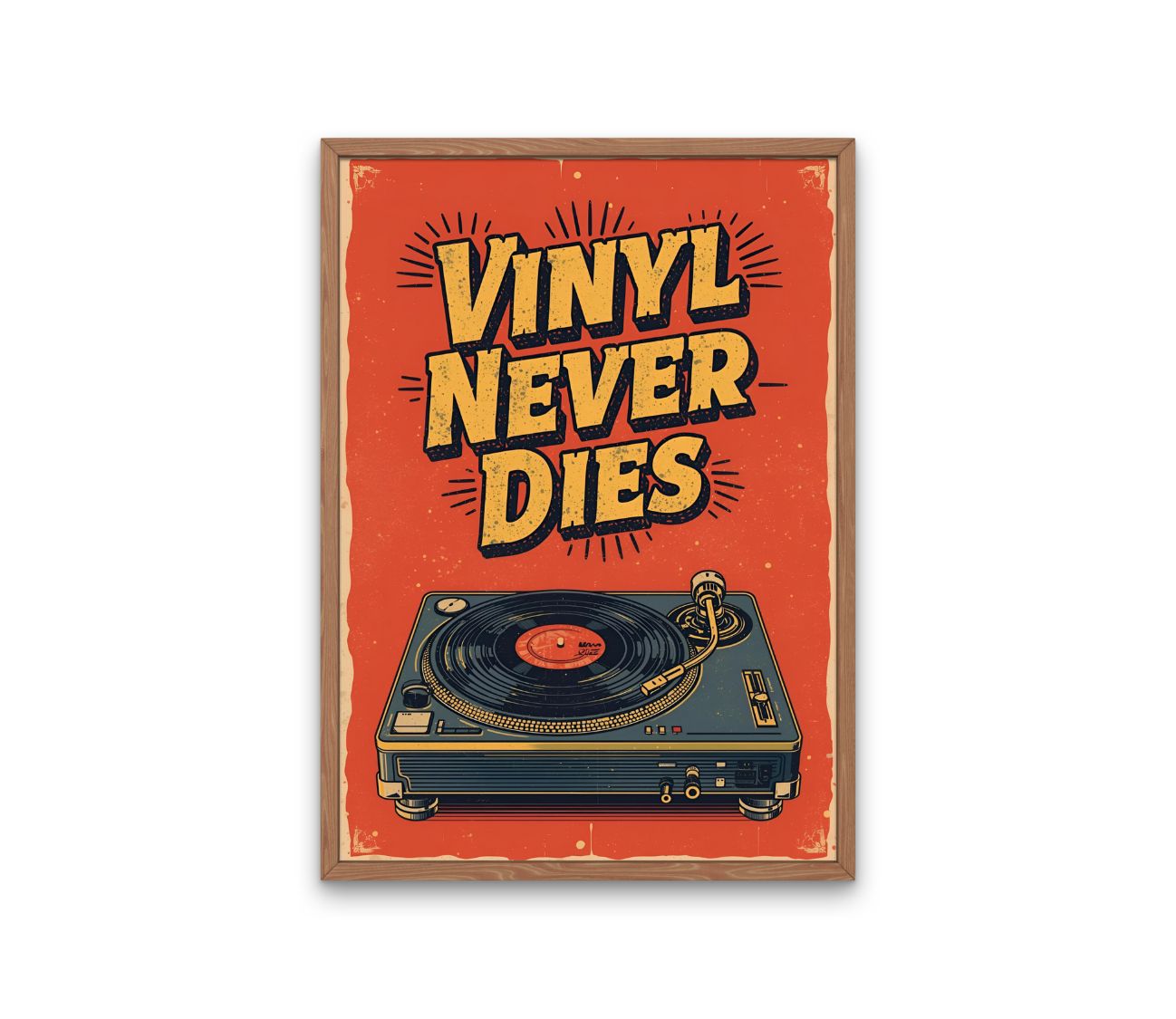 פוסטר שחוגג את עולם הויניל