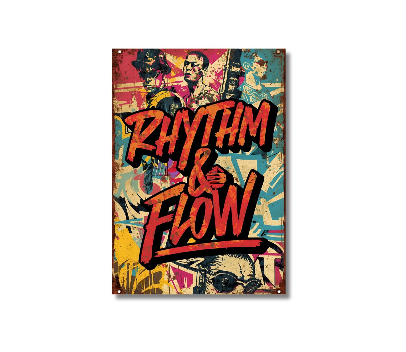 פוסטר עם זרימה שמרגישים