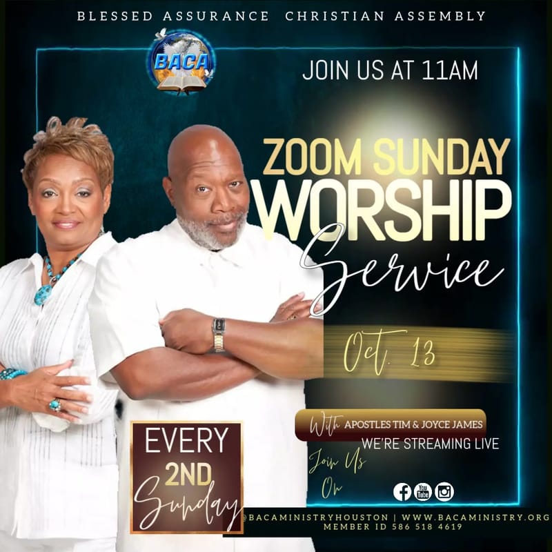 BACA SUNDAY WORSHIP SERVICE