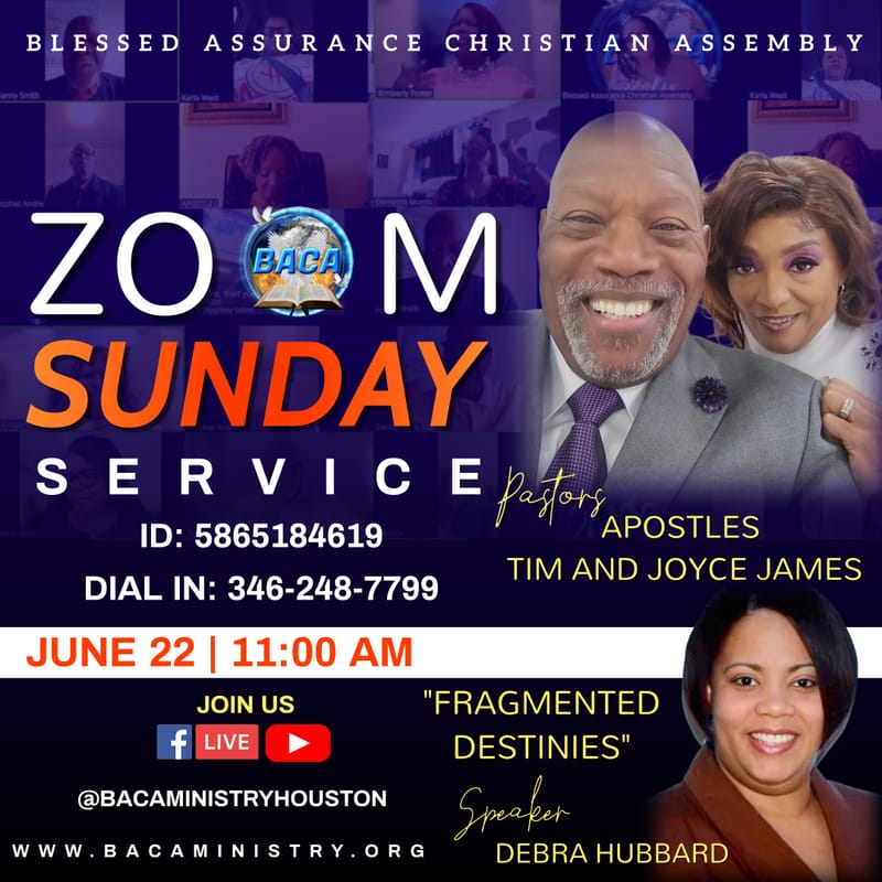 ZOOM SUNDAY WORSHIP SERVICE