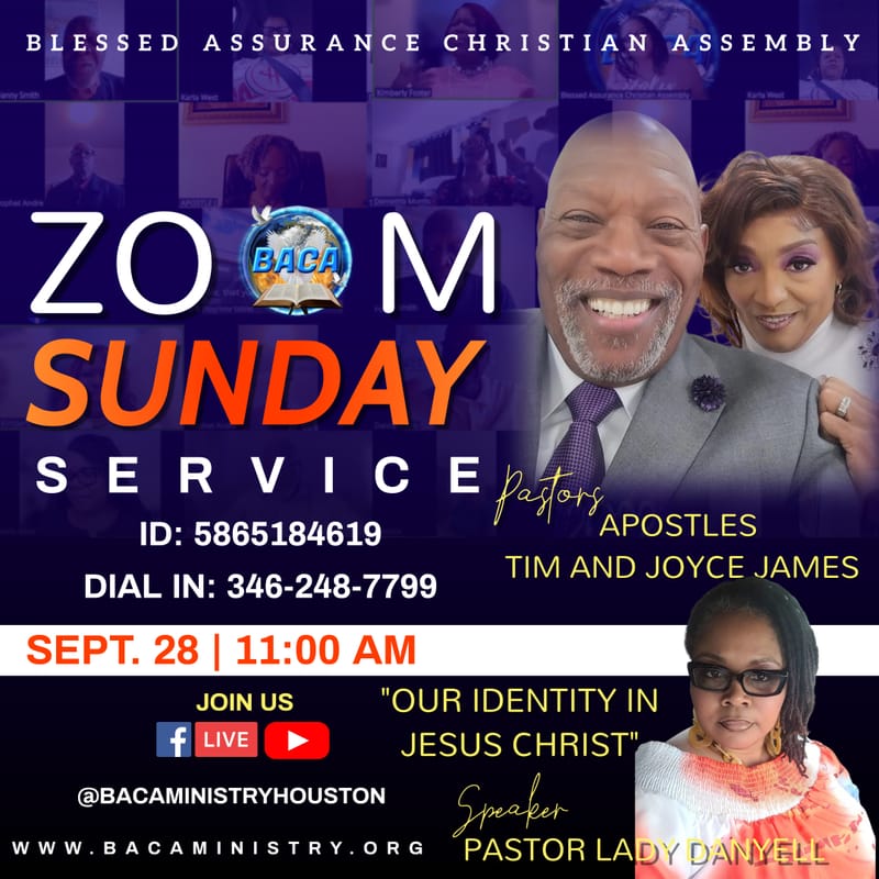ZOOM SUNDAY WORSHIP SERVICE