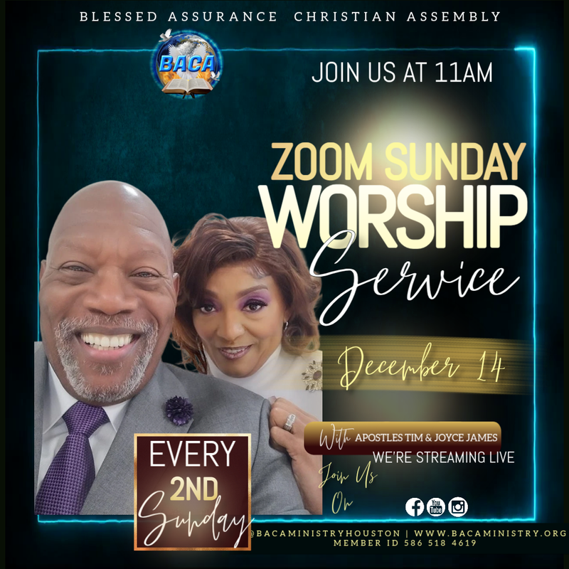 ZOOM SUNDAY WORSHIP SERVICE