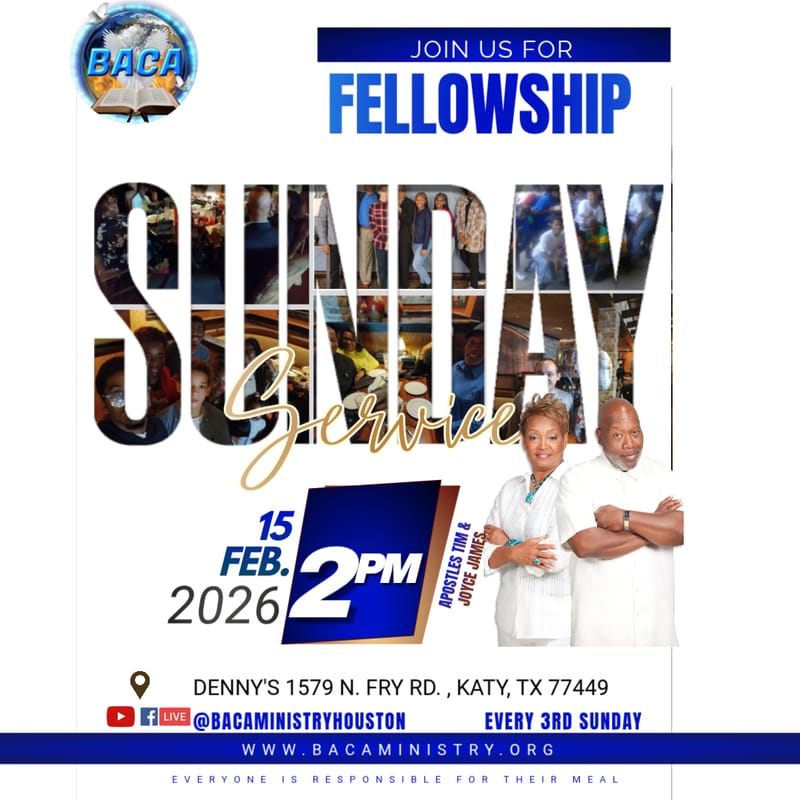 FELLOWSHIP SUNDAY 2026