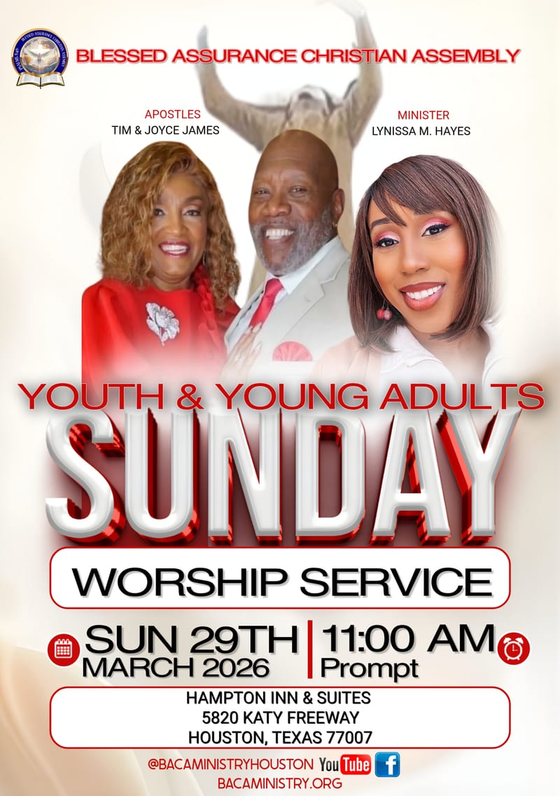 JOIN YOUTH AND YOUNG ADULTS THIS SUNDAY !