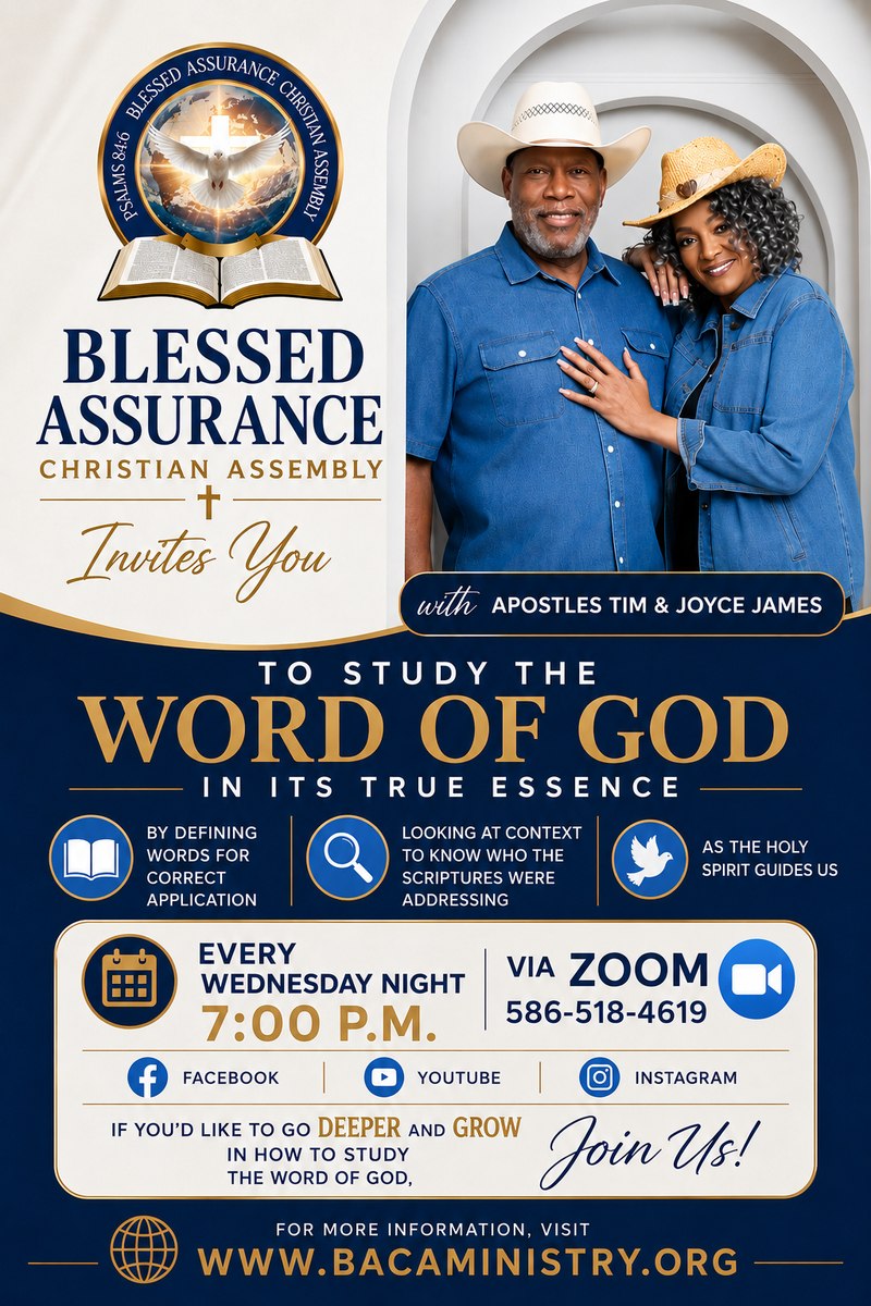 MID-WEEK BIBLE STUDY
