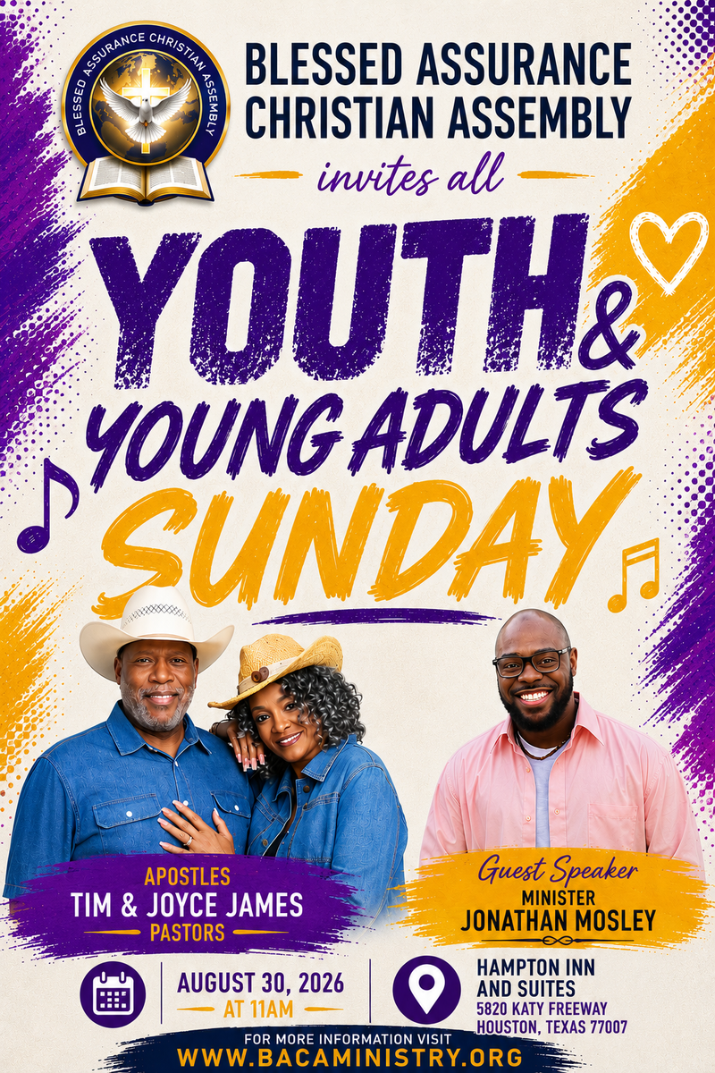 IT'S YOUTH AND YOUNG ADULTS SUNDAY