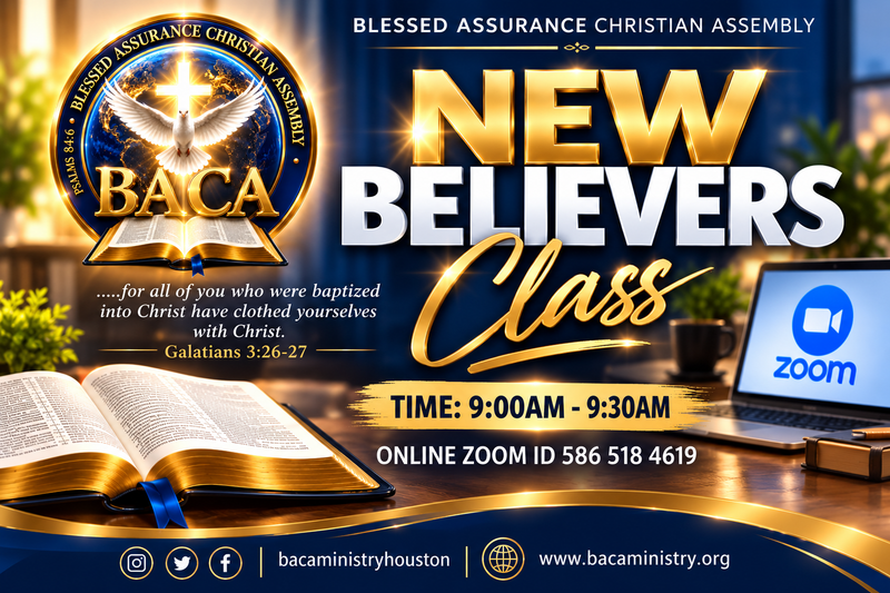NEW BELIEVERS CLASS