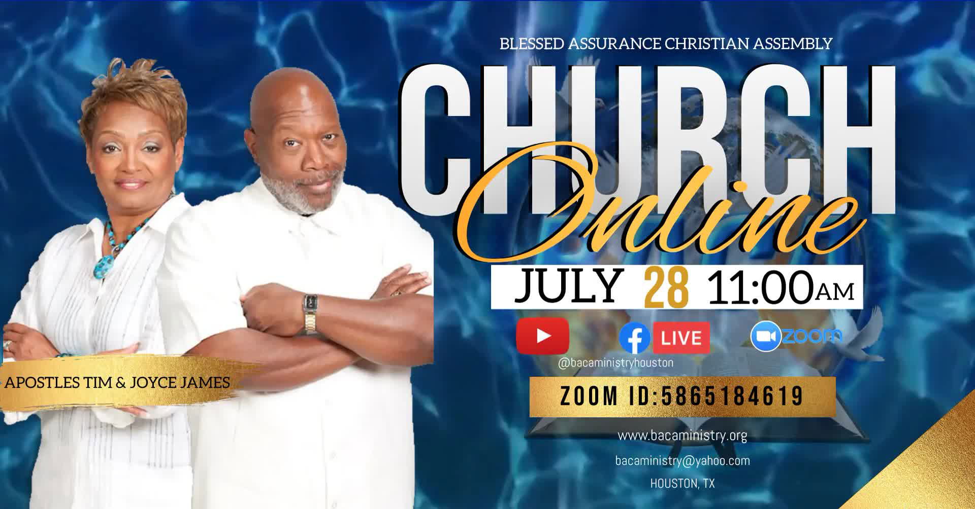 JOIN US SUNDAY, JULY 28, 2024 FOR SUNDAY WORSHIP thumbnail