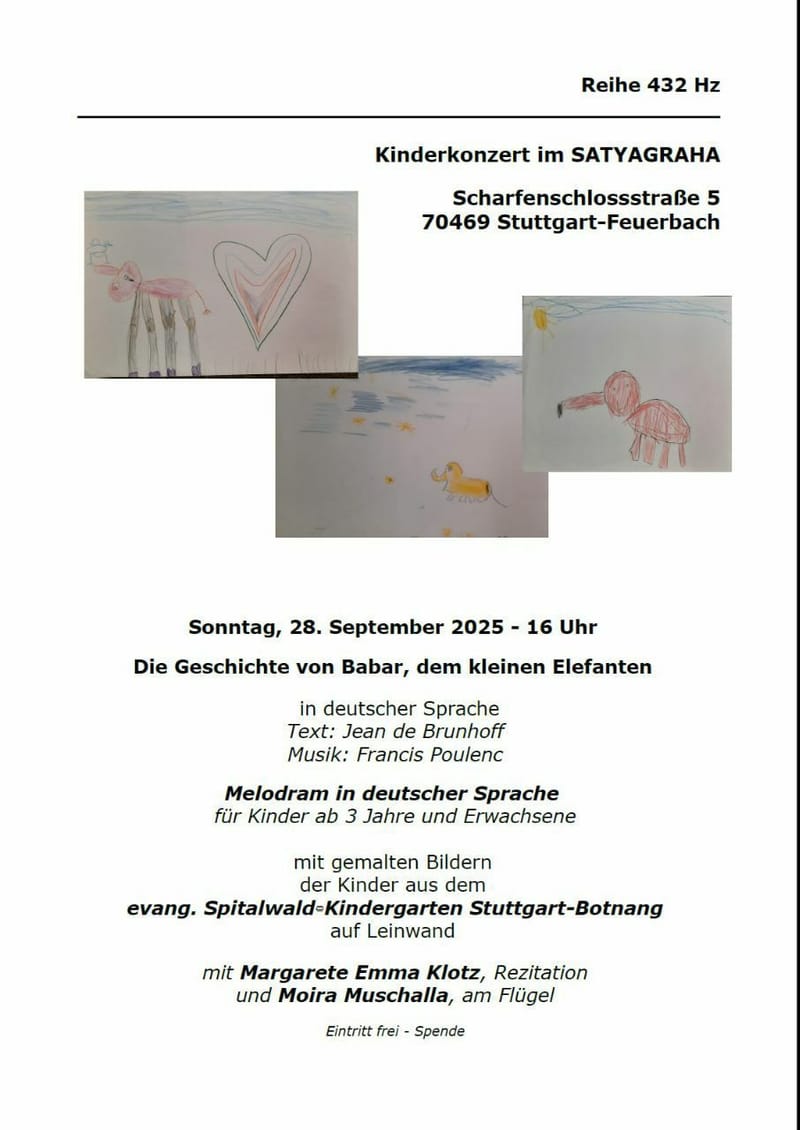 Kinderkonzert - Babar, der kleine Elefant