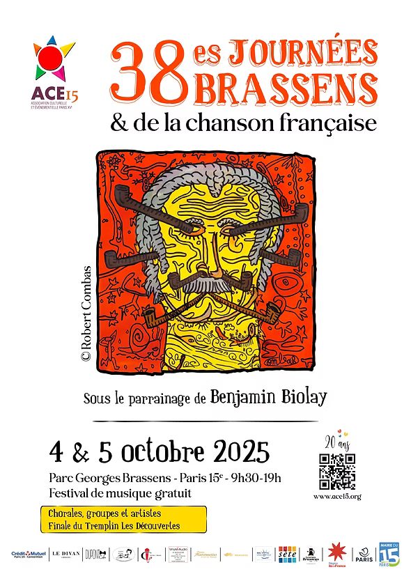 Podium Paris aux Journées Brassens