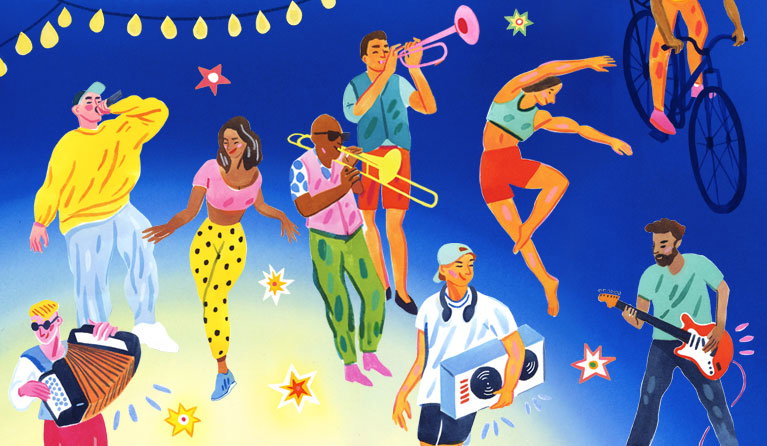 Podium Paris fête la musique