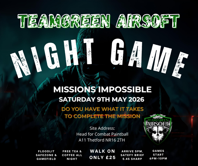 Saturday Night Game  - Missions Impossible 09/05/2026