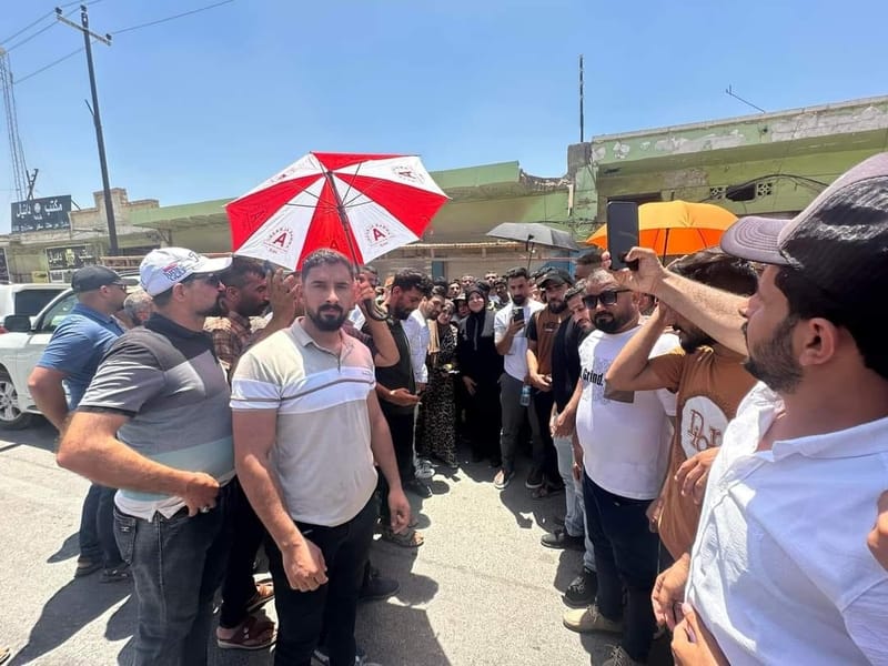 تظاهرة في بعقوبة ترفع ثلاثة مطالب رئيسية